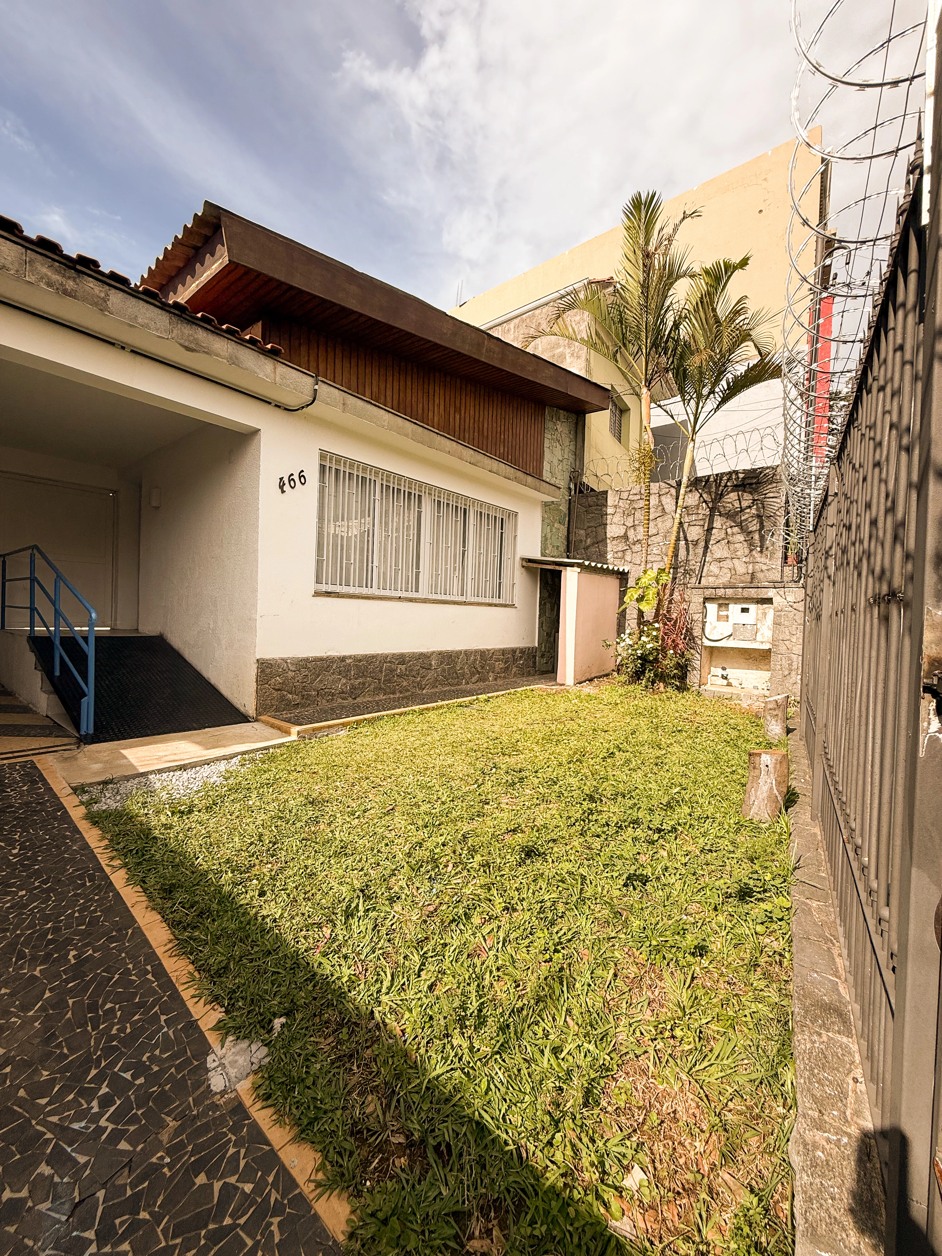 Jardim e área externa